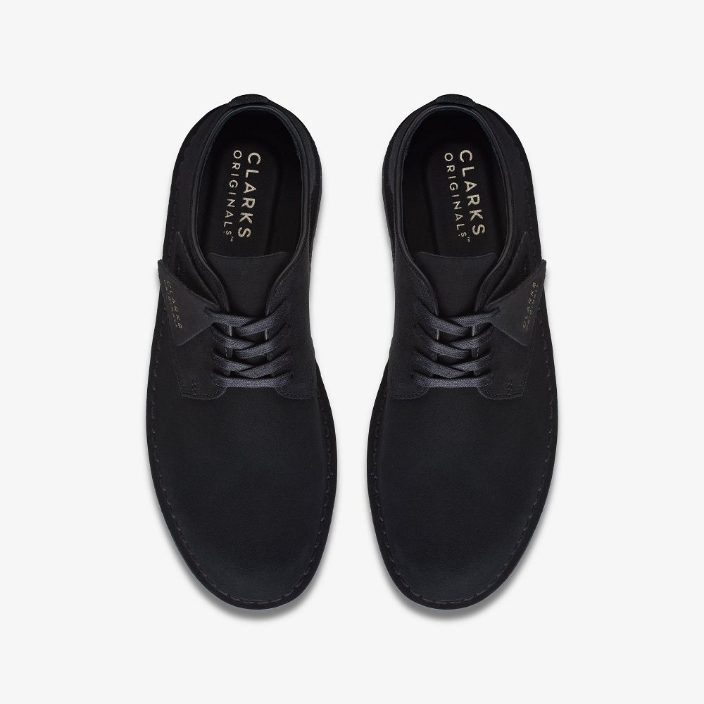 Black Suede Clarks Coal London Men Boots | 8246KQAGN