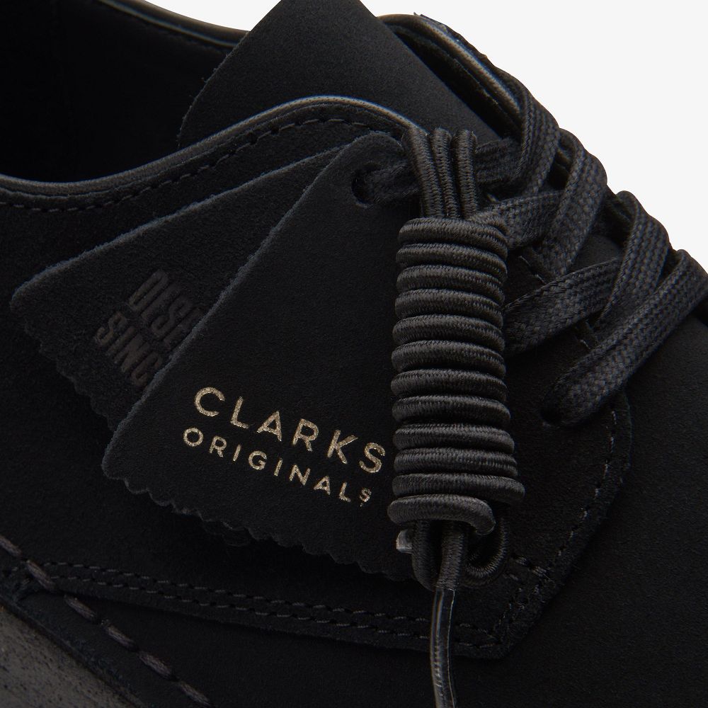 Black Suede Clarks Coal London Men Boots | 8246KQAGN