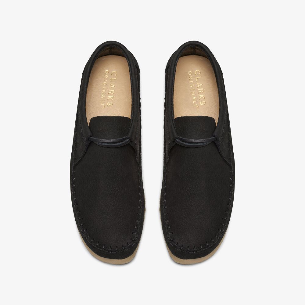 Black Suede Clarks Weaver Tie Women Loafers | 3205FVRED