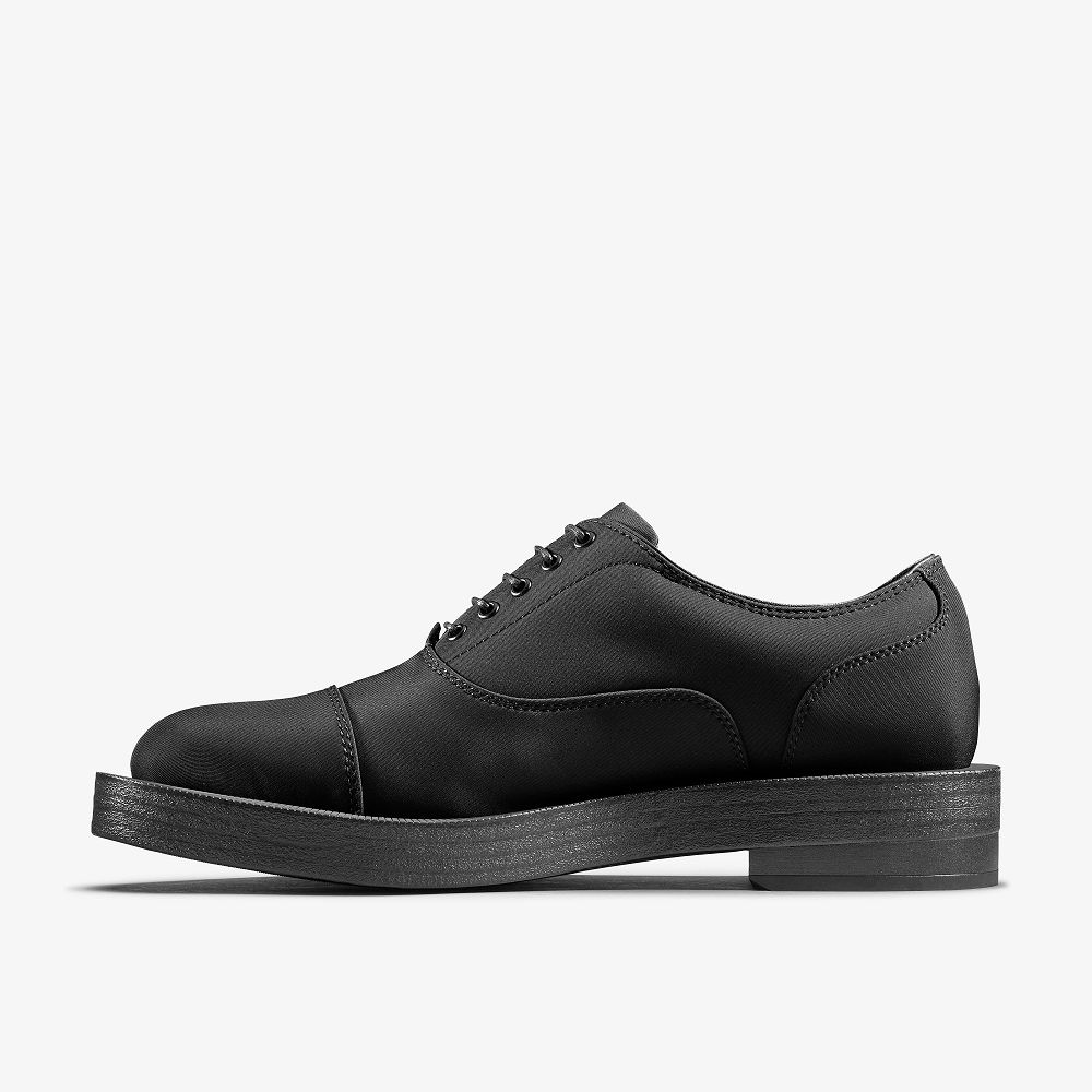 Black Textile Clarks Martine Rose Mens Men Oxfords | 8703GYXAH