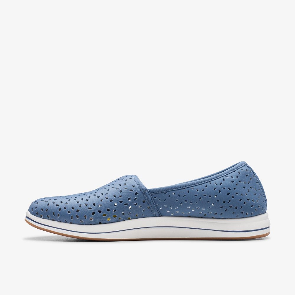 Blue Clarks Breeze Emily Women Slip-Ons | 6075TLPMF