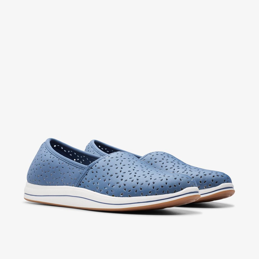 Blue Clarks Breeze Emily Women Slip-Ons | 6075TLPMF