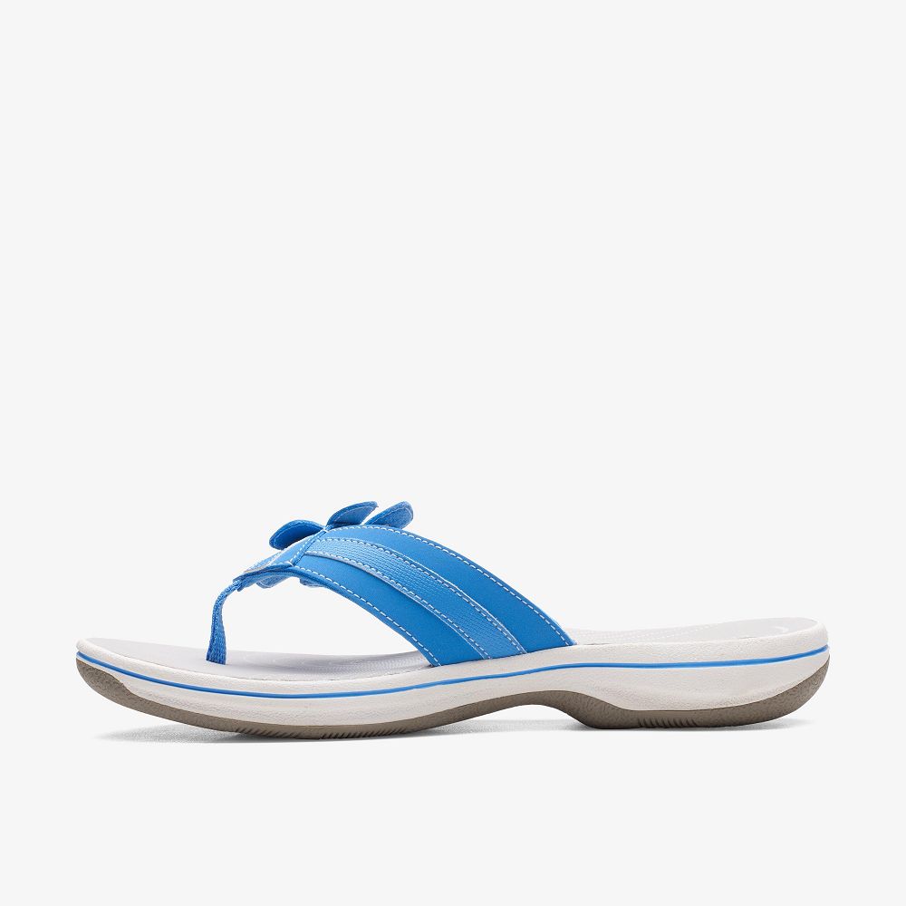 Blue Clarks Brinkley Flora Women Sandals | 7930FBVZO