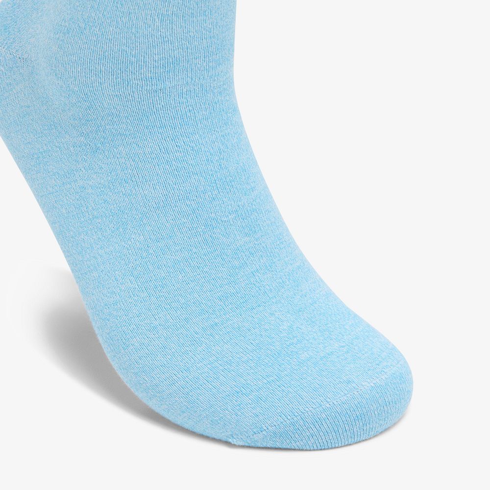 Blue Clarks Marled Crew Men Socks | 8694GTDRU