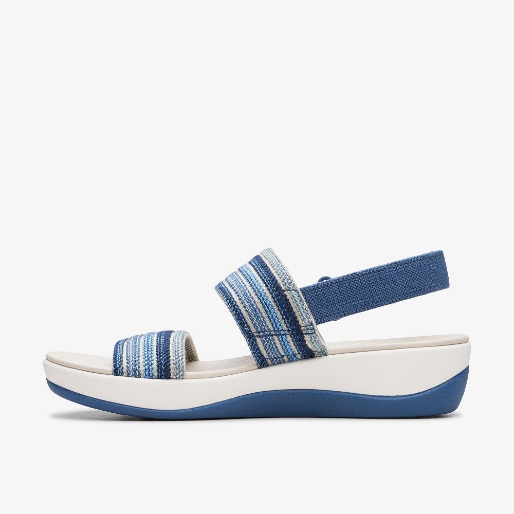 Blue Combination Clarks Arla Stroll Women Sandals | 4206FXGJM