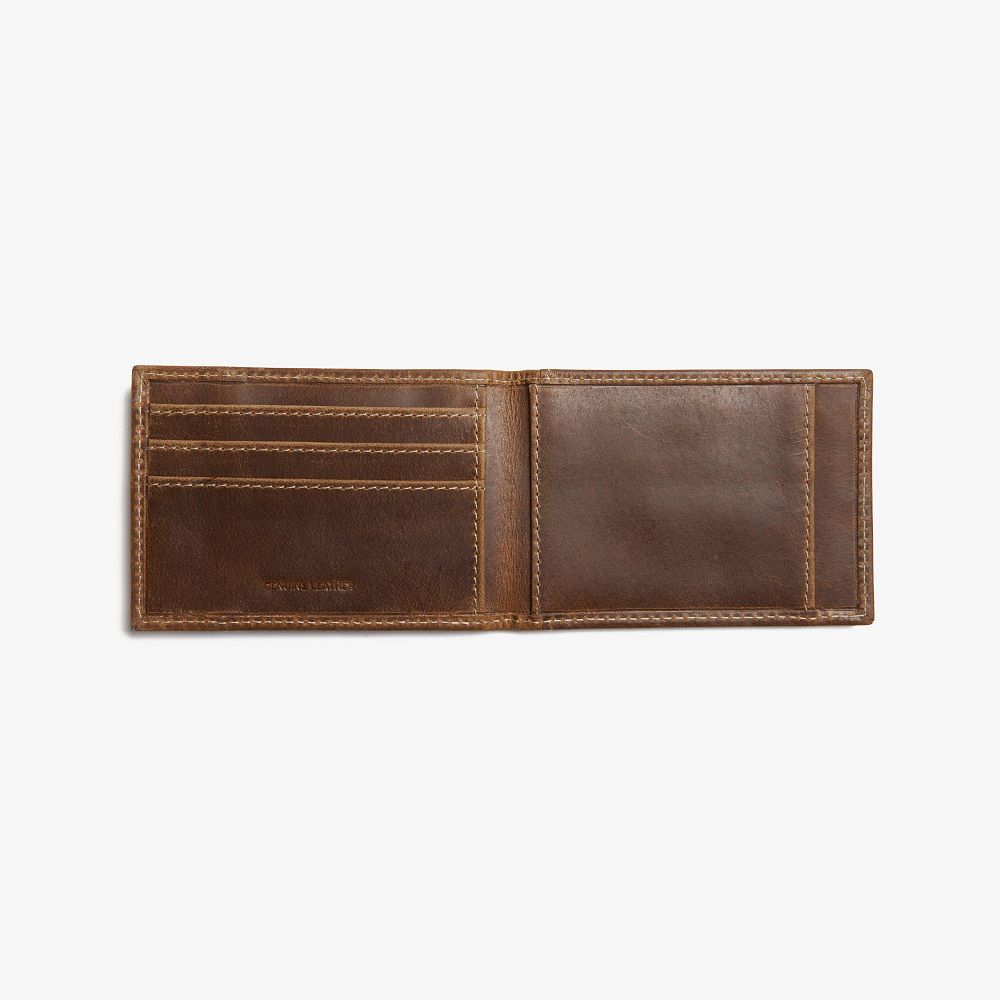 Brown Clarks Ben Ollie Men Wallets | 4270UBDTQ