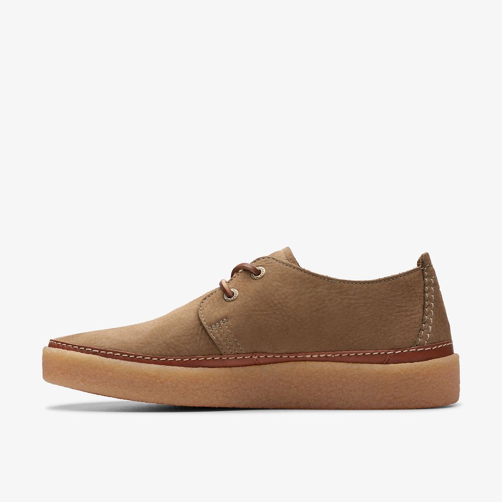 Brown Clarks Clarkwood Low Men Sneakers | 5782YQTKU