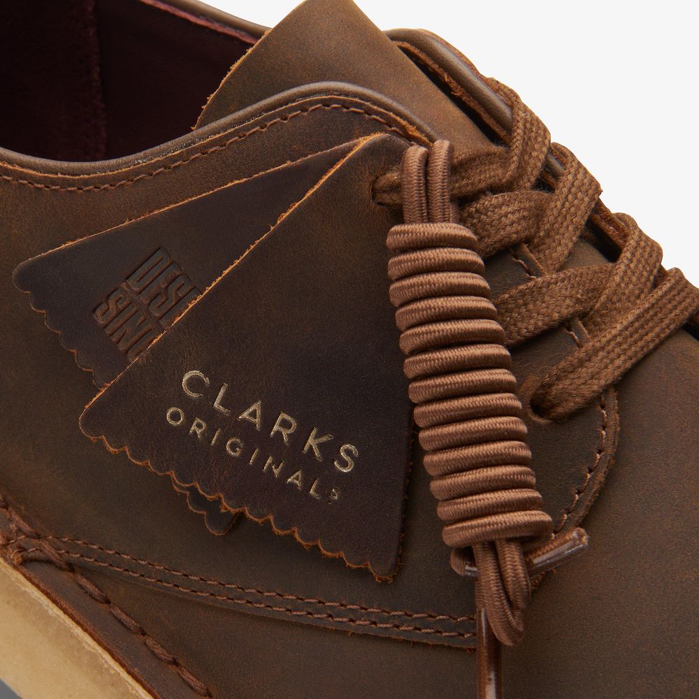 Brown Clarks Coal London Men Moccasins | 4701OJTEV