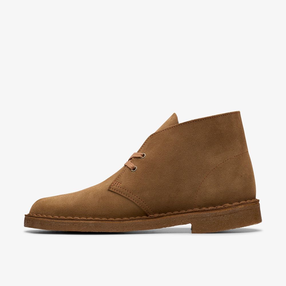 Brown Clarks Desert Men Boots | 5816WLBNF