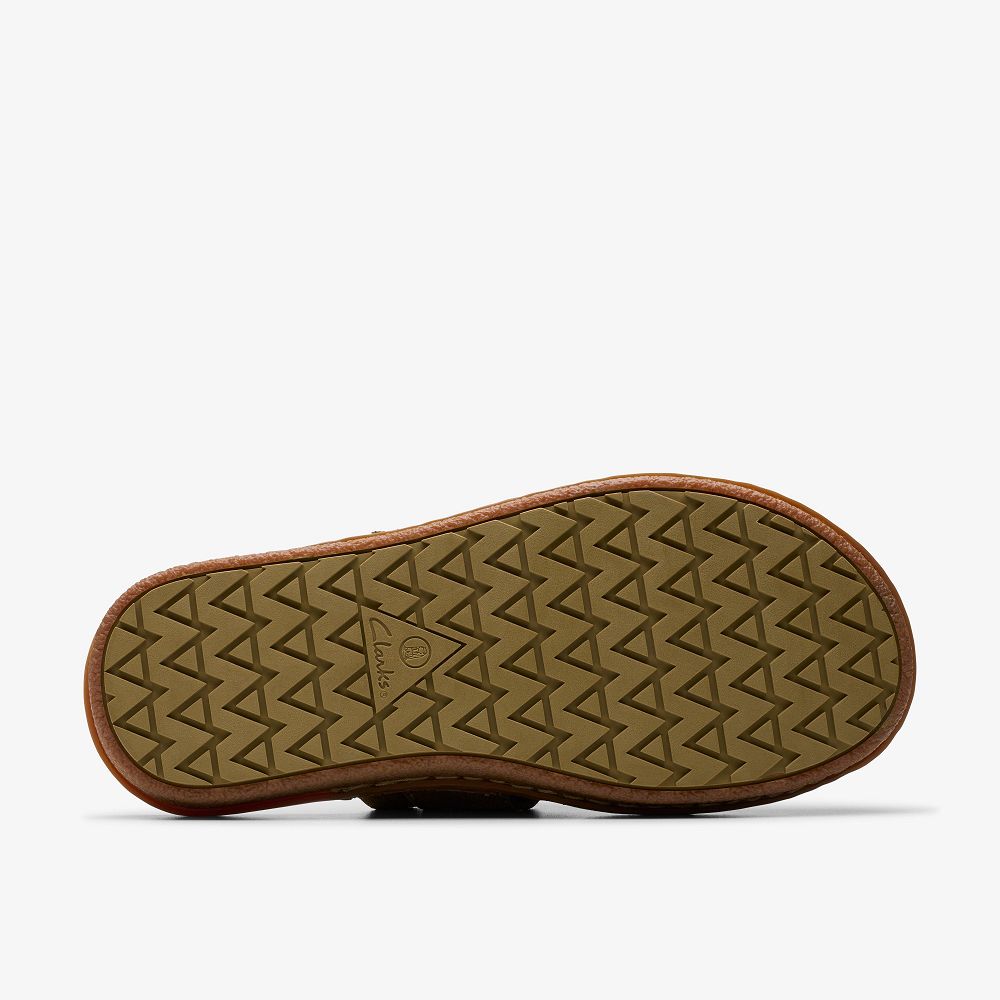 Brown Clarks Litton Men Sandals | 5210ZXWVS