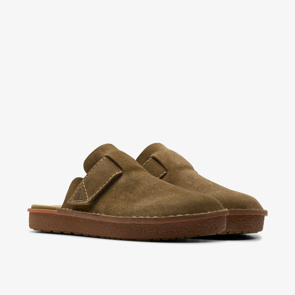 Brown Clarks Litton Men Sandals | 5210ZXWVS