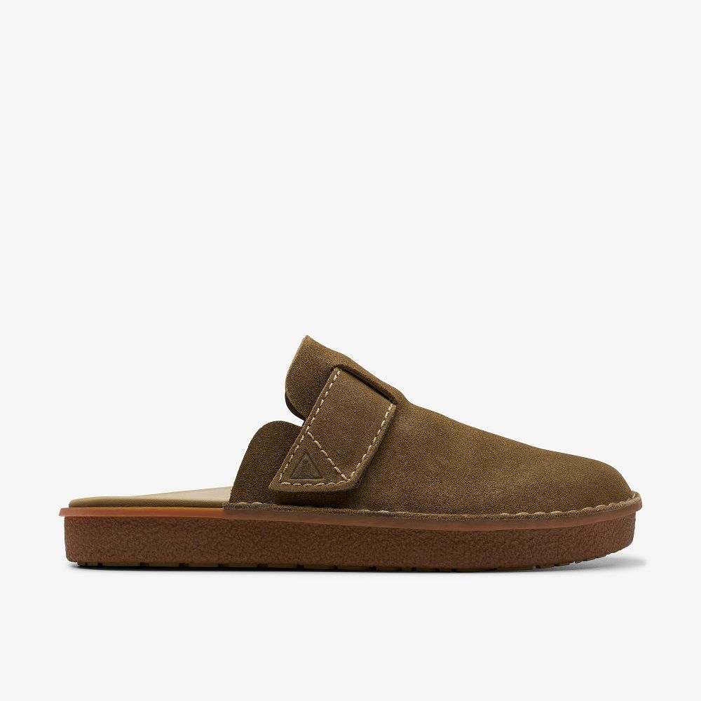 Brown Clarks Litton Men Sandals | 5210ZXWVS