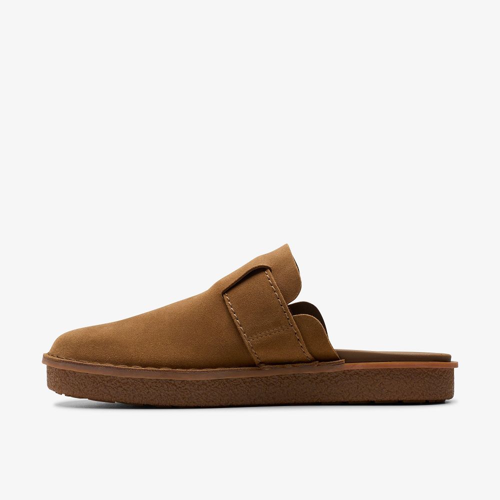 Brown Clarks Litton Men Sandals | 8537MPAVH