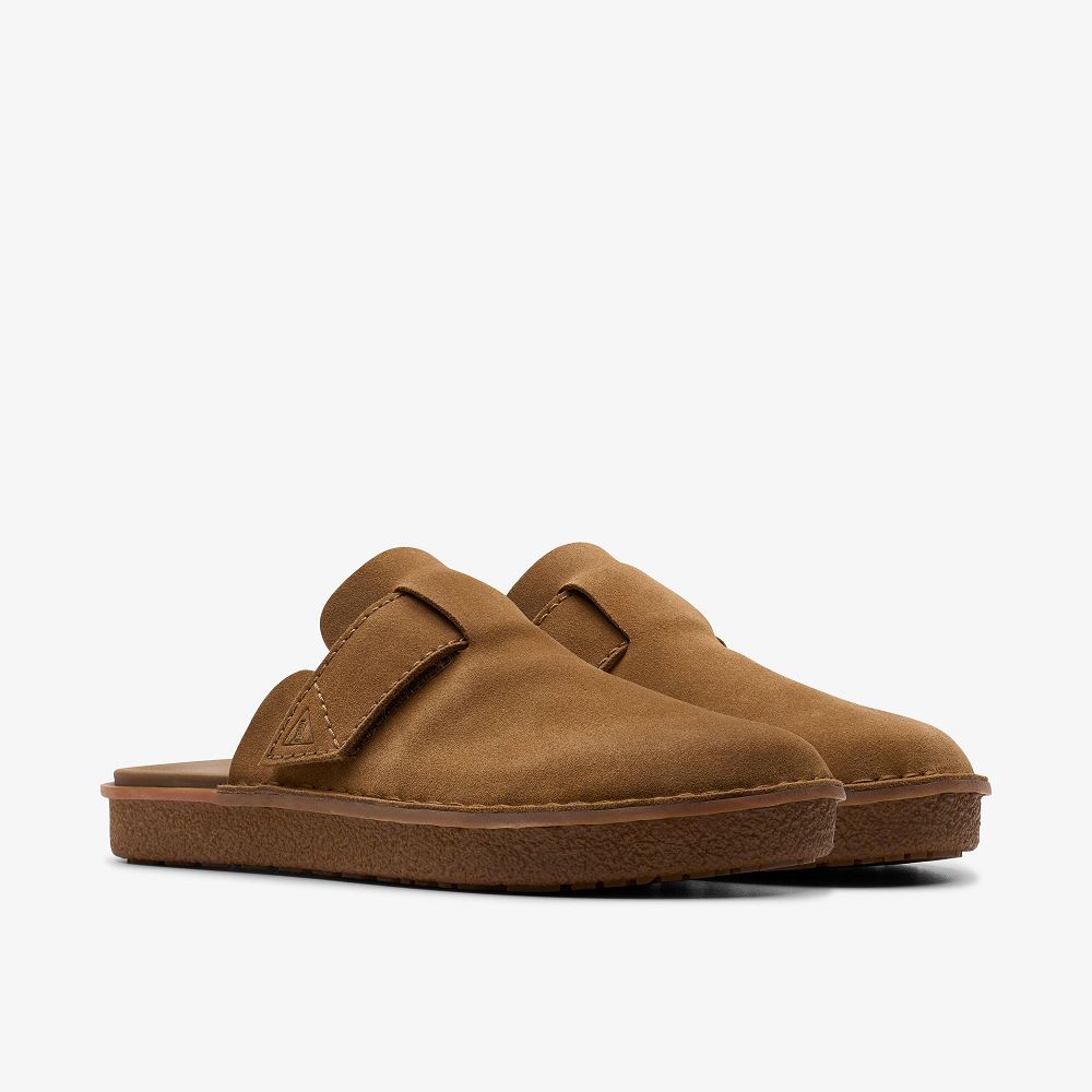 Brown Clarks Litton Men Sandals | 8537MPAVH