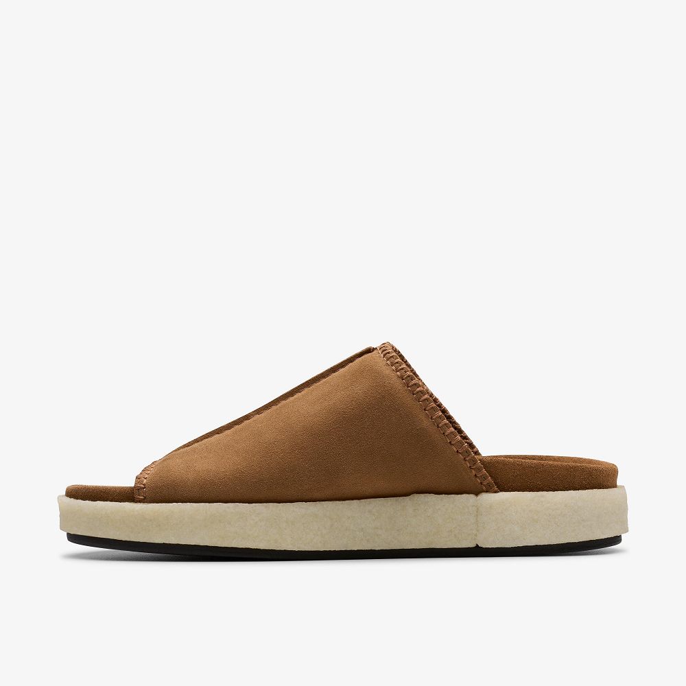 Brown Clarks Overleigh Men Sandals | 1963RLUWO