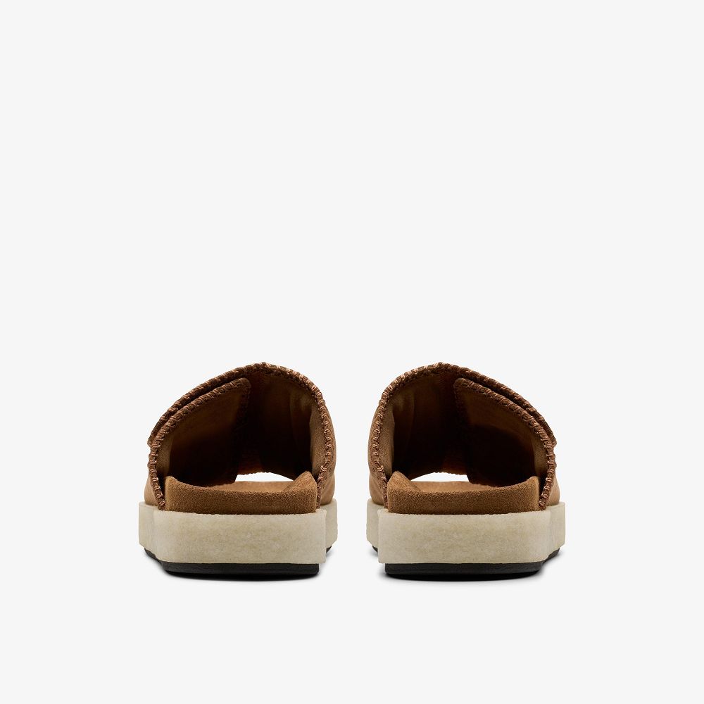 Brown Clarks Overleigh Men Sandals | 1963RLUWO