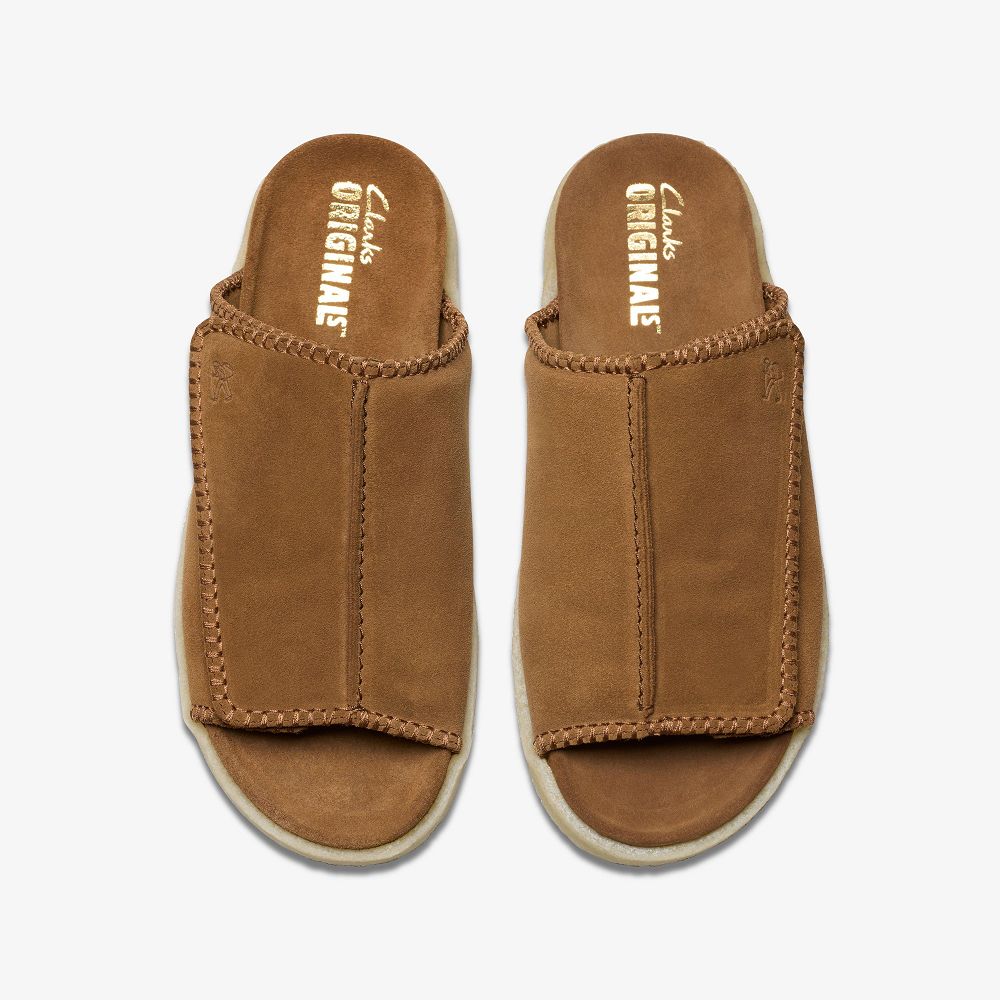 Brown Clarks Overleigh Men Sandals | 1963RLUWO