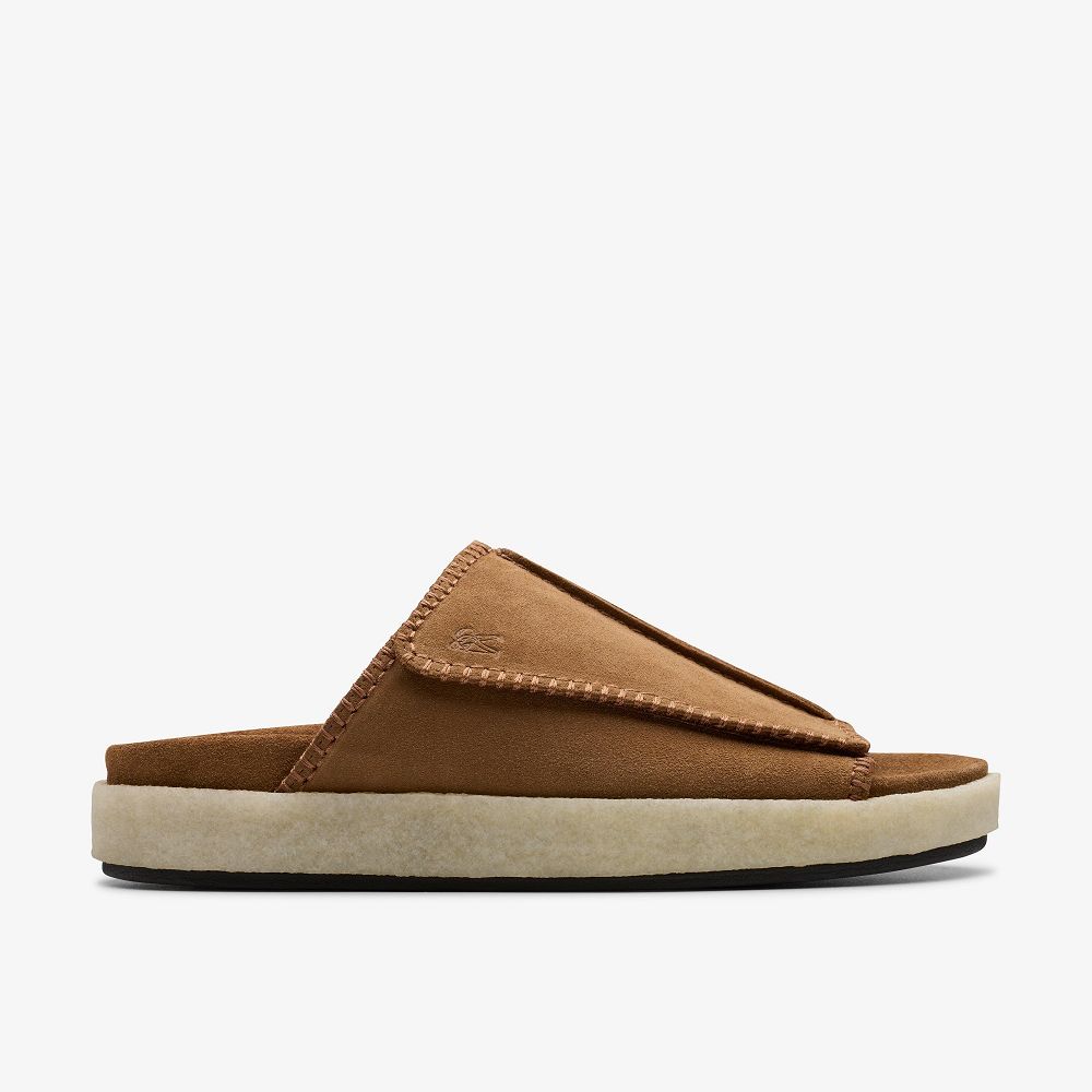 Brown Clarks Overleigh Men Sandals | 1963RLUWO