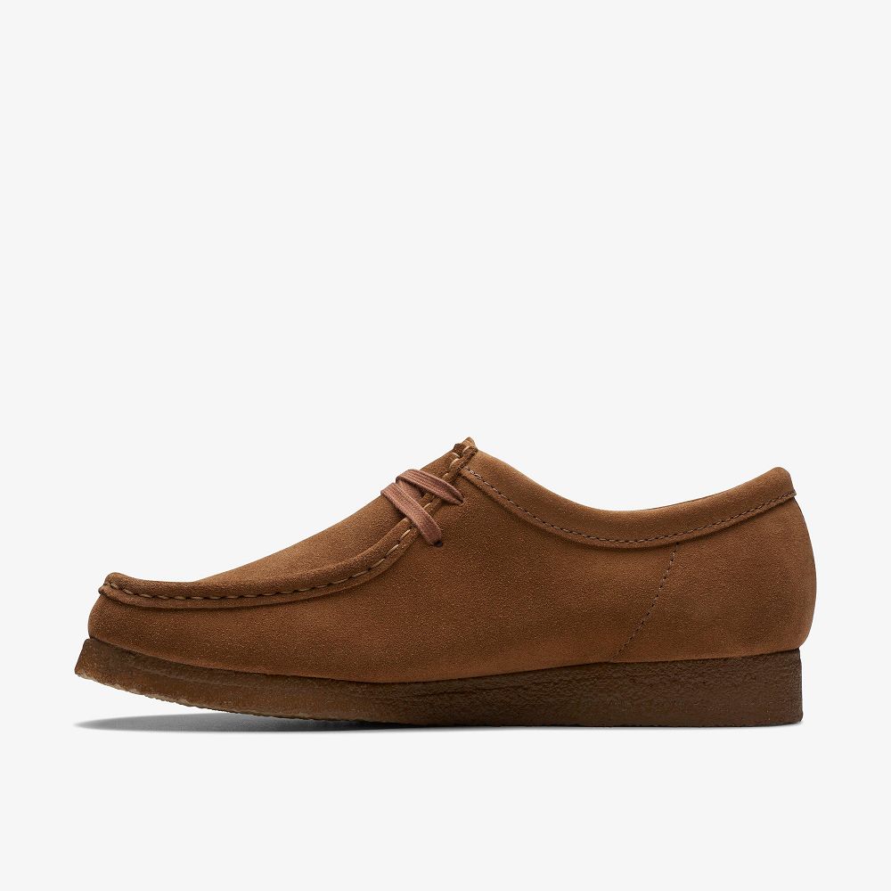 Brown Clarks Wallabee Men Loafers | 1674SZNLO