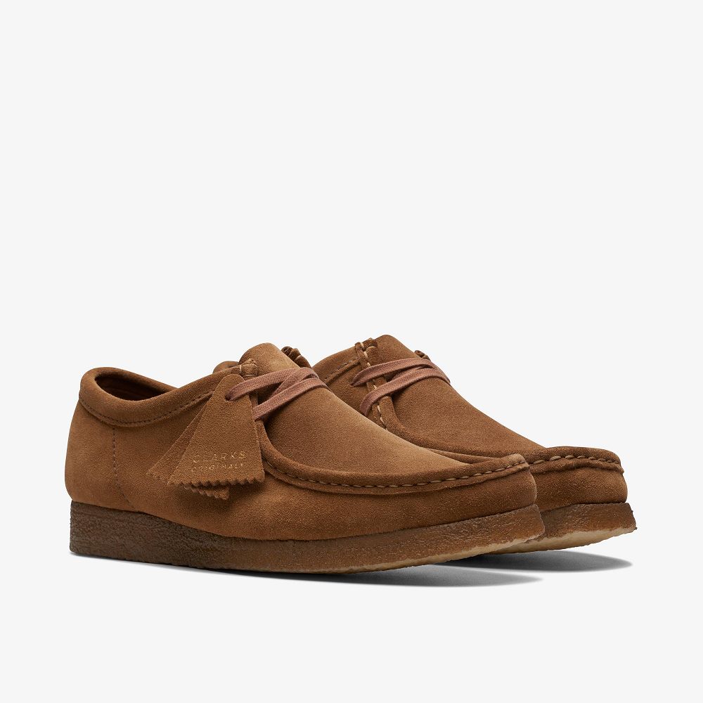 Brown Clarks Wallabee Men Loafers | 1674SZNLO