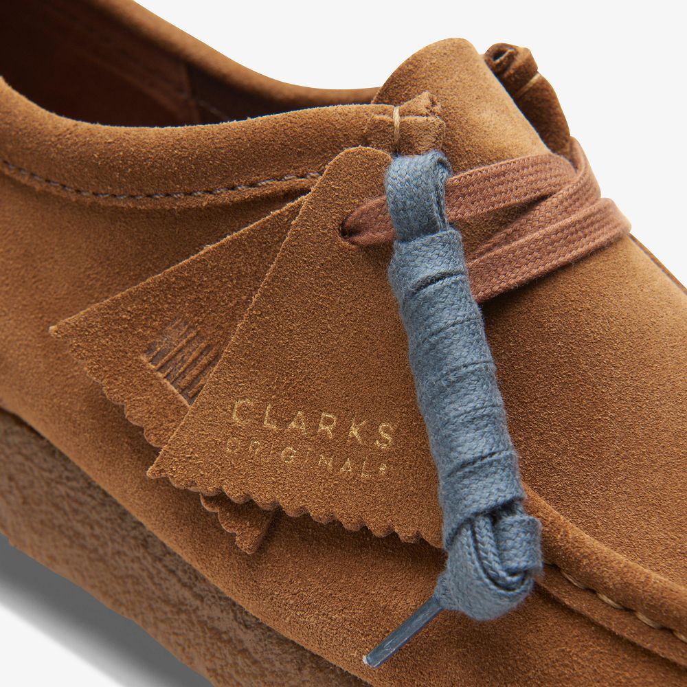 Brown Clarks Wallabee Men Loafers | 1674SZNLO