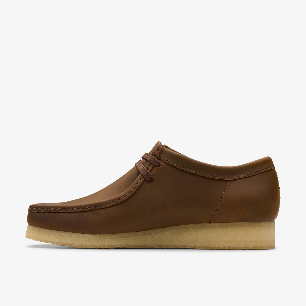 Brown Clarks Wallabee Men Loafers | 5289EGVPW