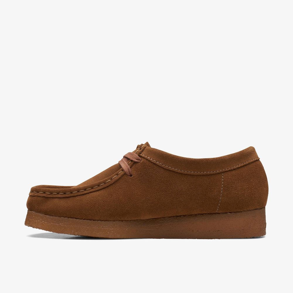 Brown Clarks Wallabee Women Loafers | 3061VMJXB