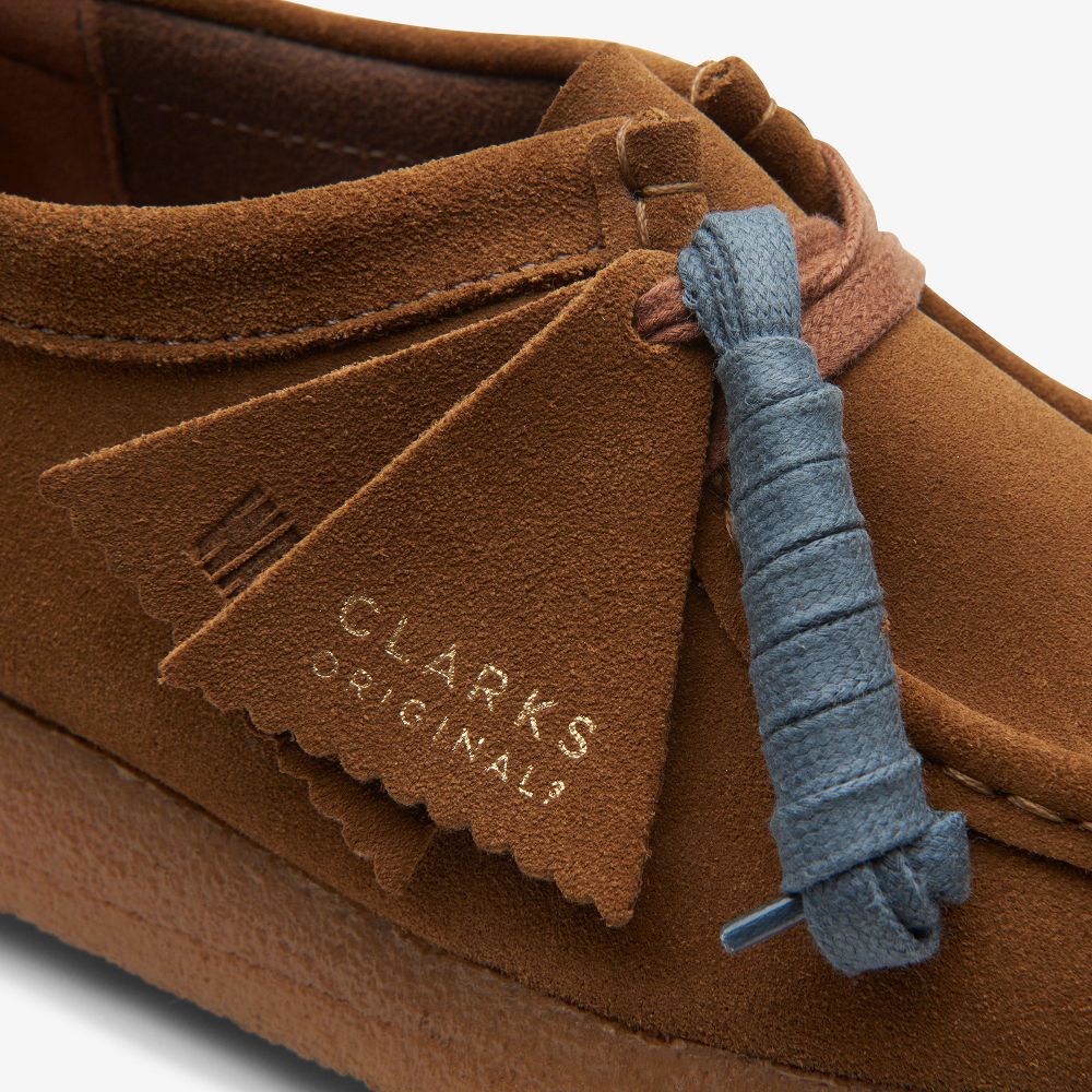 Brown Clarks Wallabee Women Loafers | 3061VMJXB