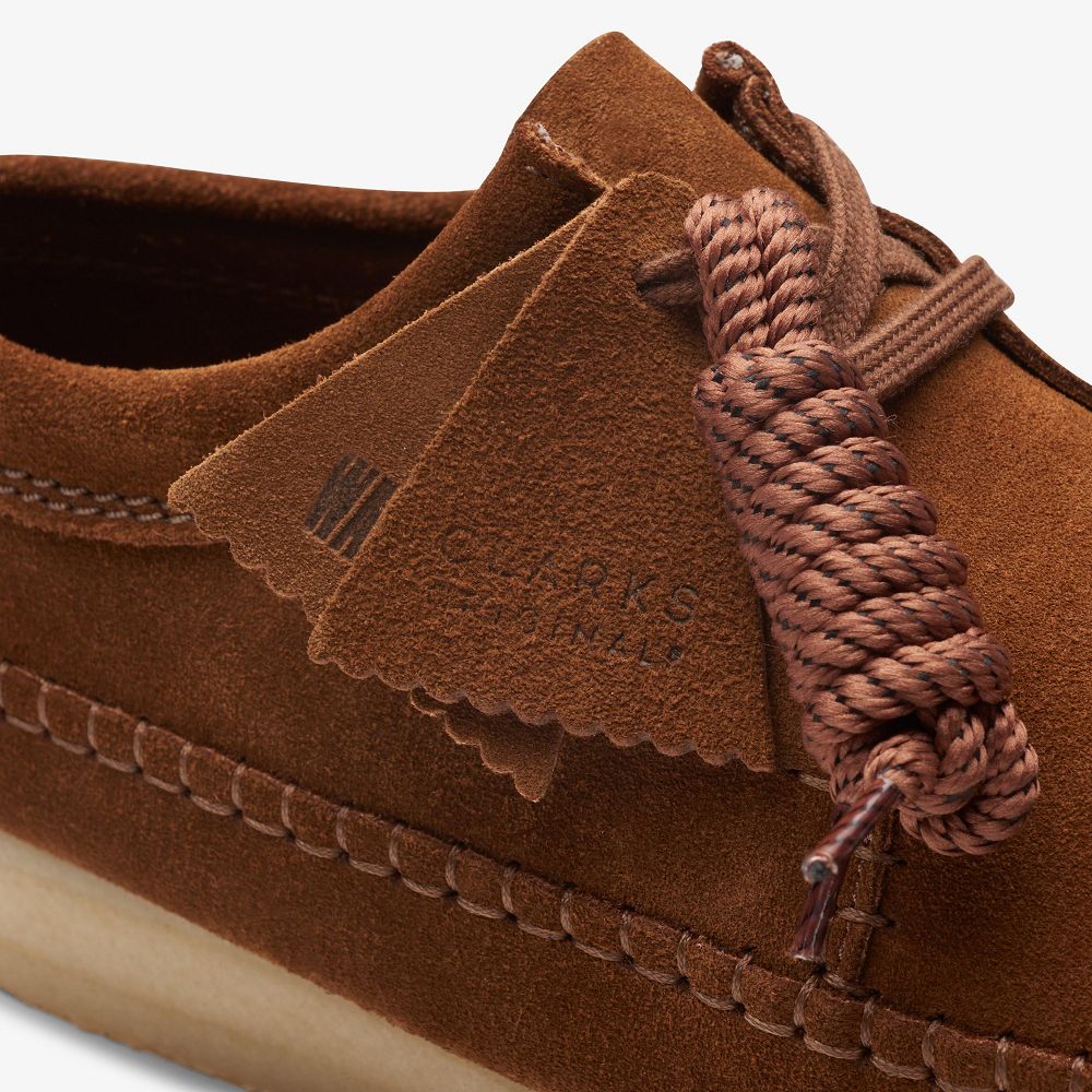 Brown Clarks Weaver Men Moccasins | 6810PIWXB