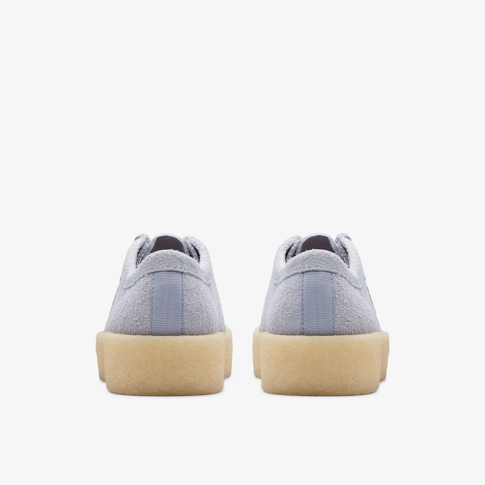 Cloud Grey Suede Clarks Wallabee Cup Men Loafers | 9207RTUME