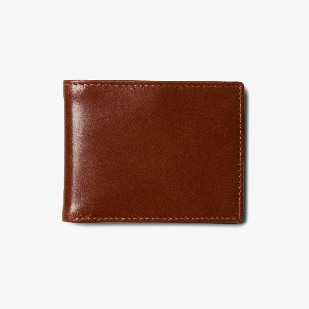 Cognac Clarks Gary Kelvin Men Wallets | 8940WOBKS