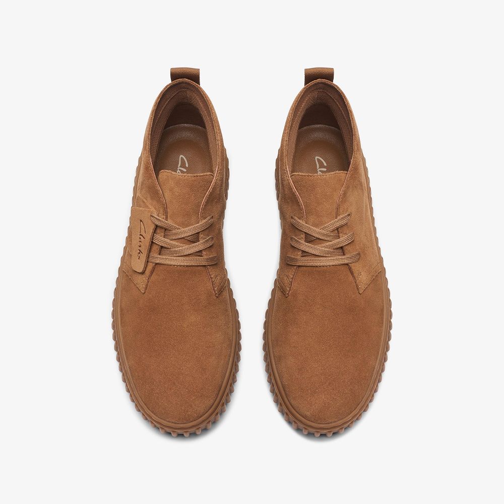 Cognac Suede Clarks Torhill Desert Men Boots | 6219YWUEJ