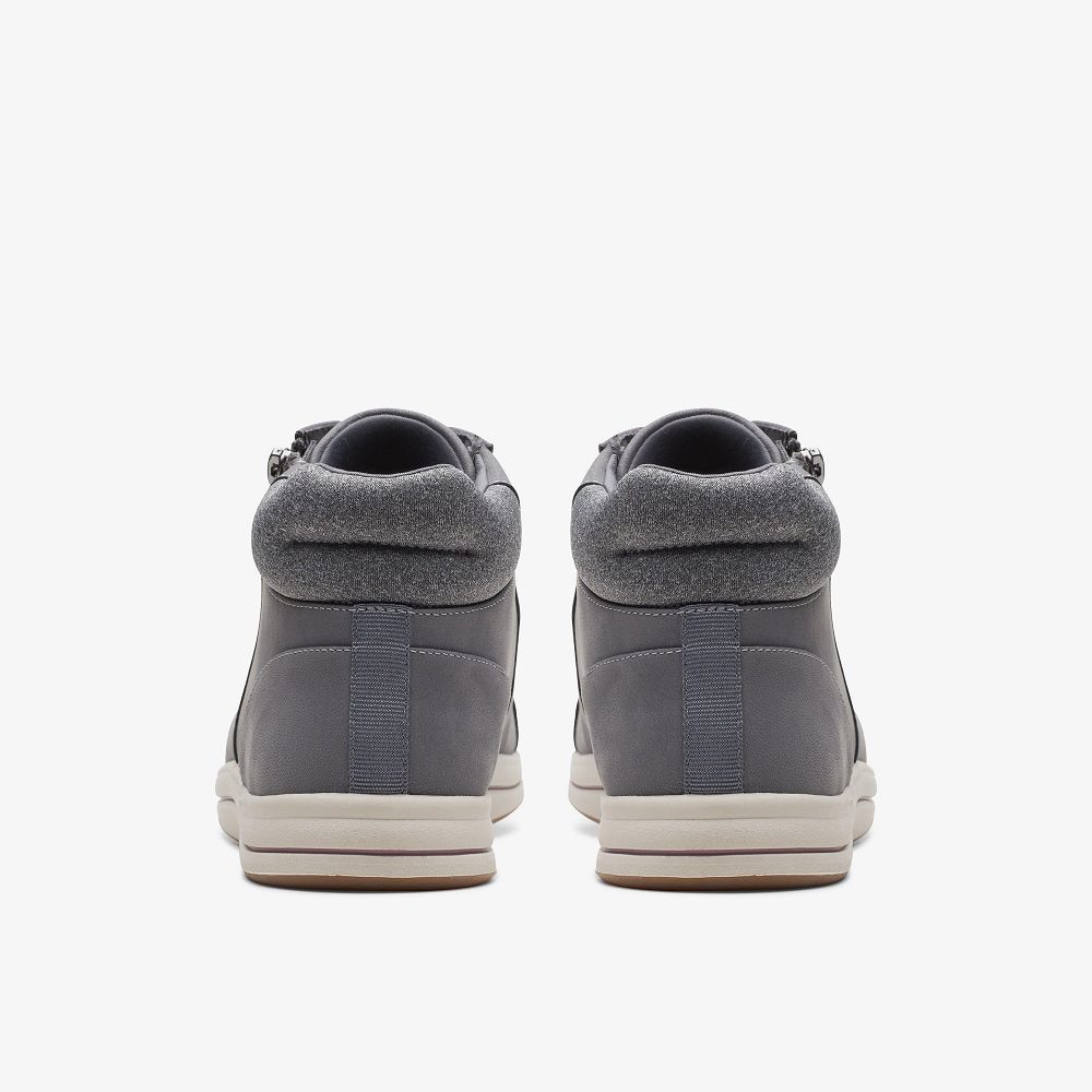 Dark Grey Clarks Breeze Glide Women Boots | 8163CRKJB