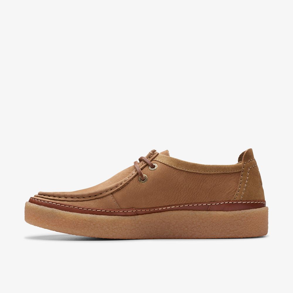 Dark Sand Clarks Clarkwood Moc Men Moccasins | 5603VAKSZ