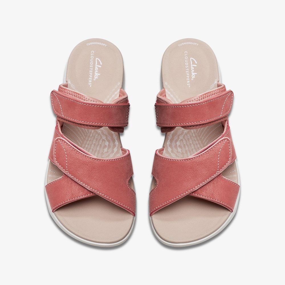 Dusty Rose Clarks Mira Ease Women Sandals | 4025IGMAS