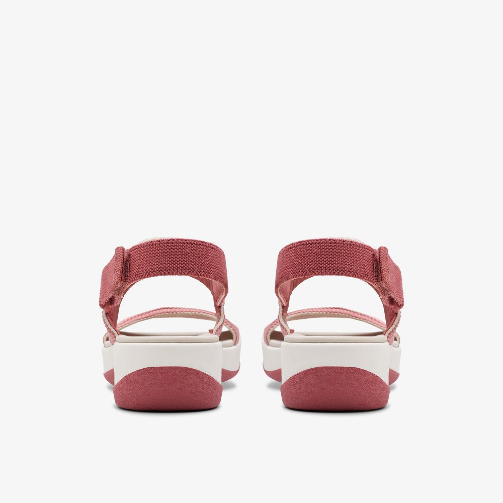 Dusty Rose Combination Clarks Arla Stroll Women Sandals | 4630UOENI