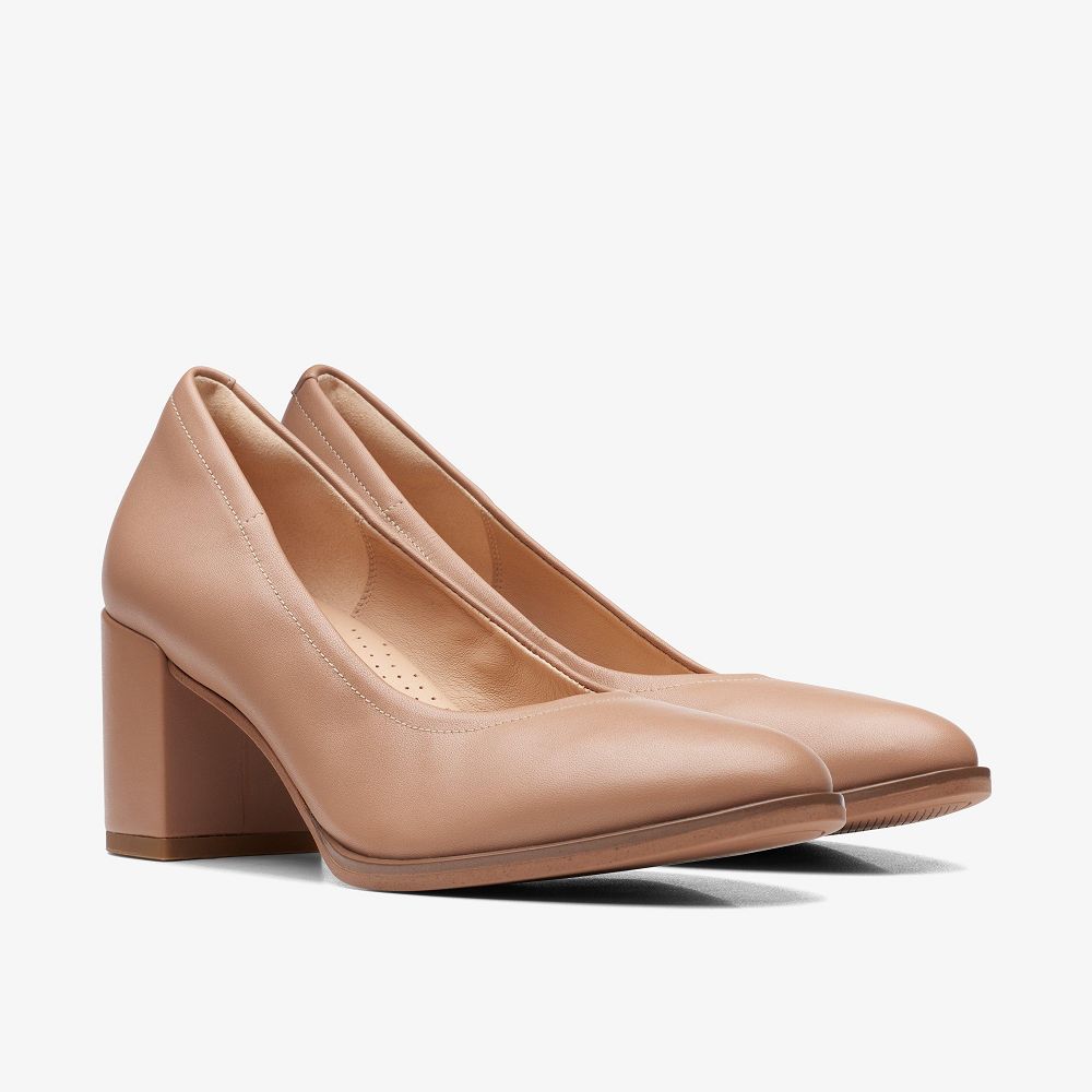 Green Clarks Freva 55 Court Women Pumps | 5107QEZVX