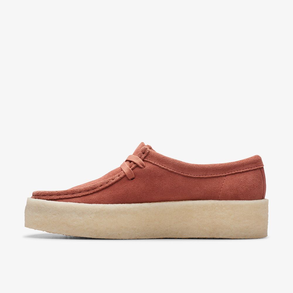 Green Clarks Wallabee Cup Women Loafers | 6453DBANV