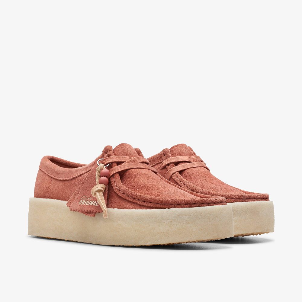 Green Clarks Wallabee Cup Women Loafers | 6453DBANV