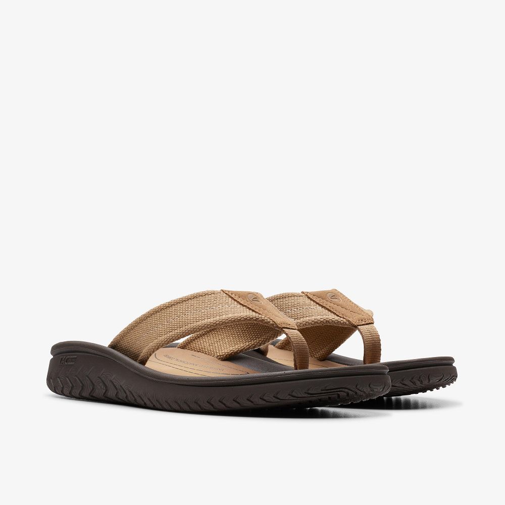 Green Clarks Wesley Men Sandals | 2378TRMAC