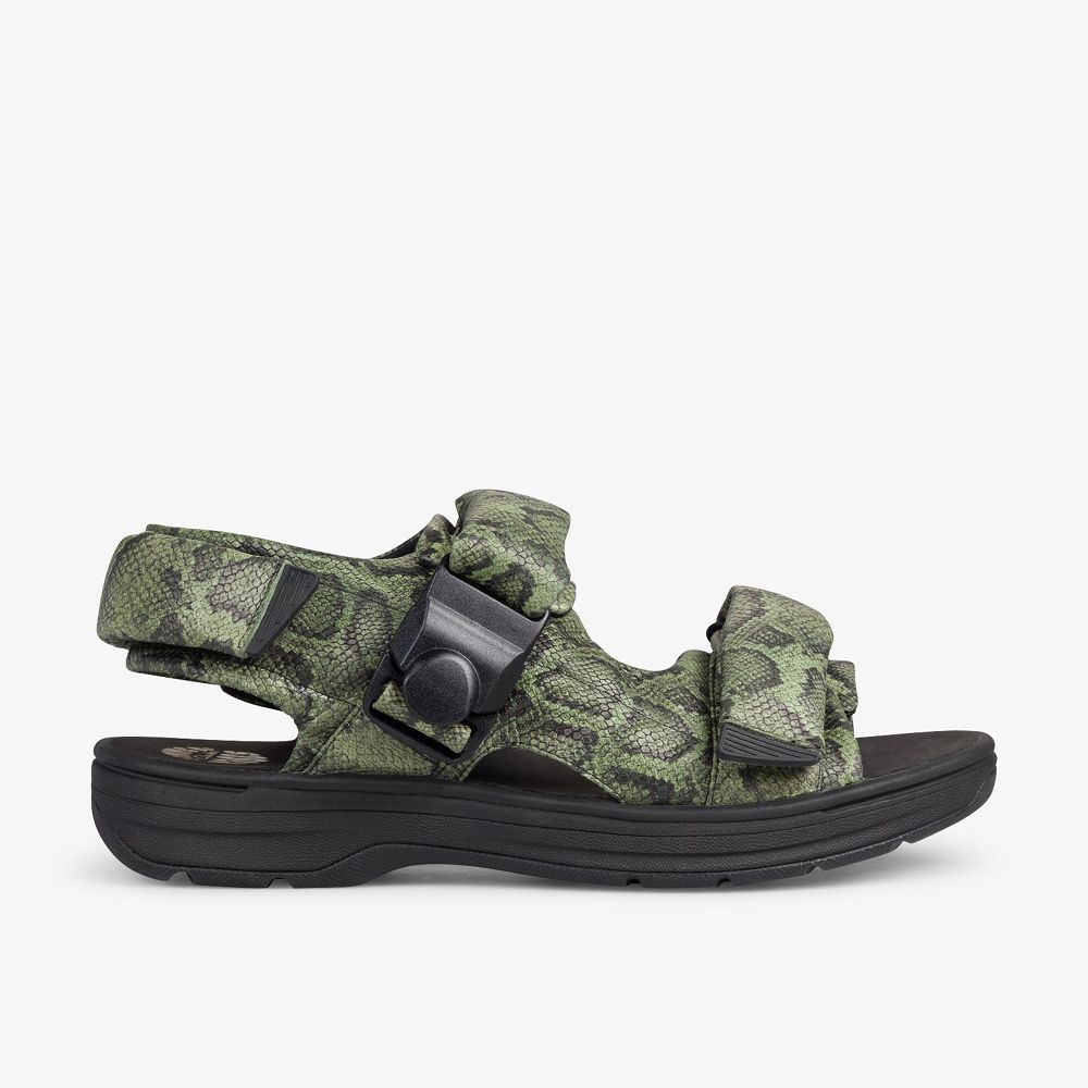 Green Snake Clarks Martine Rose Women Sandals | 0132UHMQC