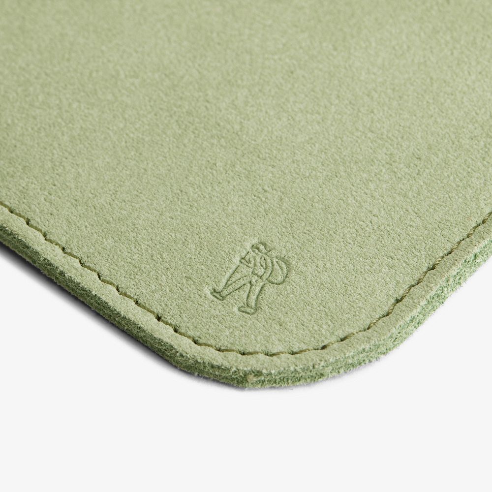 Green Suede Clarks Wallabee Coin Men Wallets | 0715QVXWZ