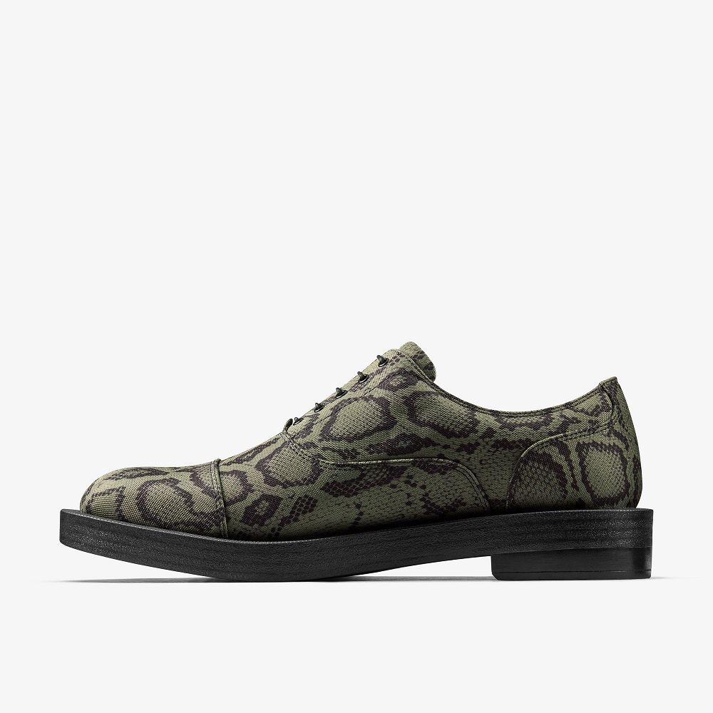 Green Textile Clarks Martine Rose Mens Men Oxfords | 2874OAMEX