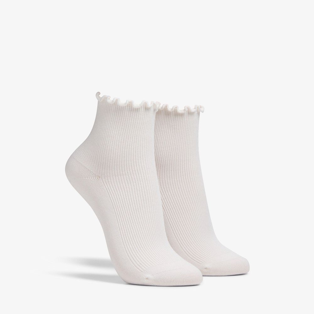 Ivory Clarks 2 Pack Rosewelt Crew Women Socks | 4512HLXGF