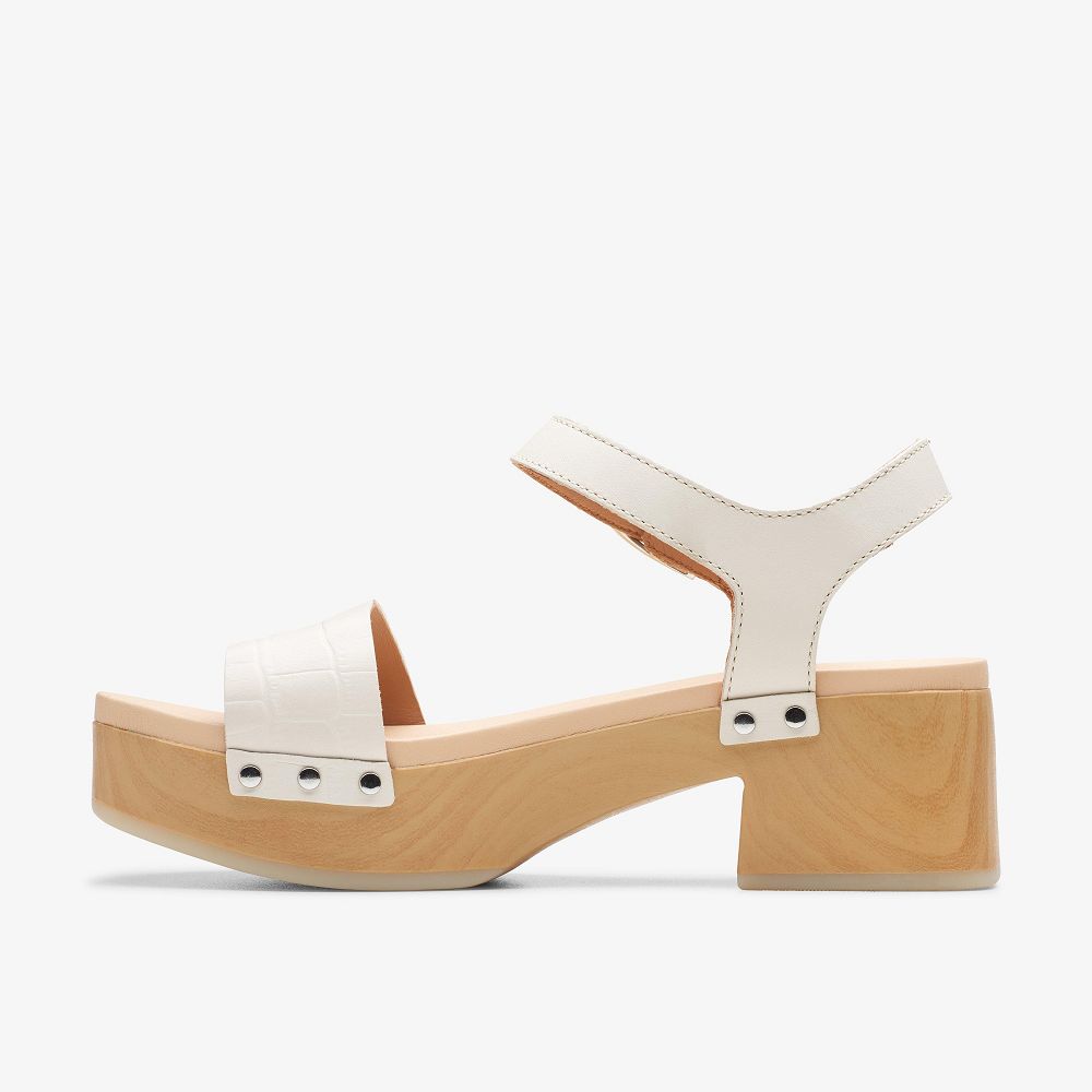 Ivory Interest Clarks Sivanne Bay Women Sandals | 6810ESNDI