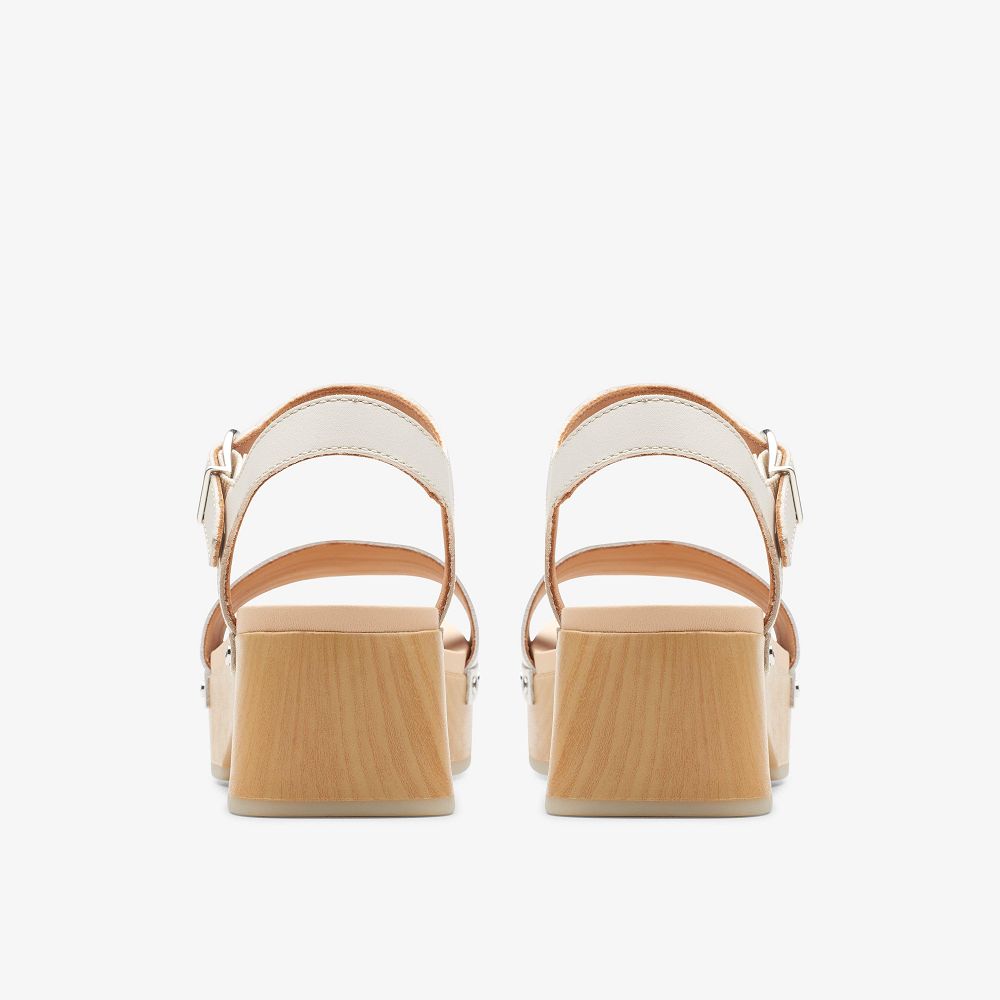 Ivory Interest Clarks Sivanne Bay Women Sandals | 6810ESNDI