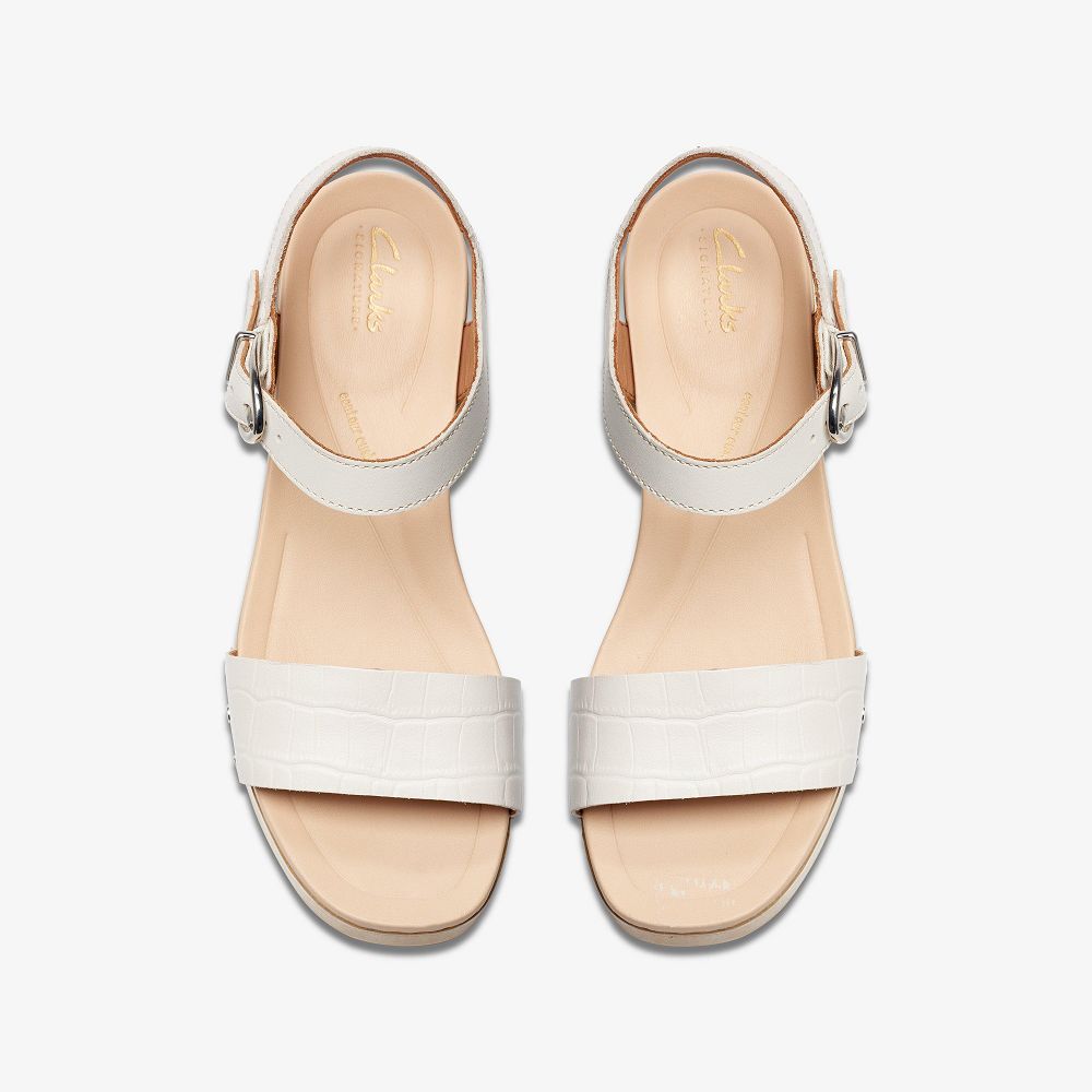 Ivory Interest Clarks Sivanne Bay Women Sandals | 6810ESNDI