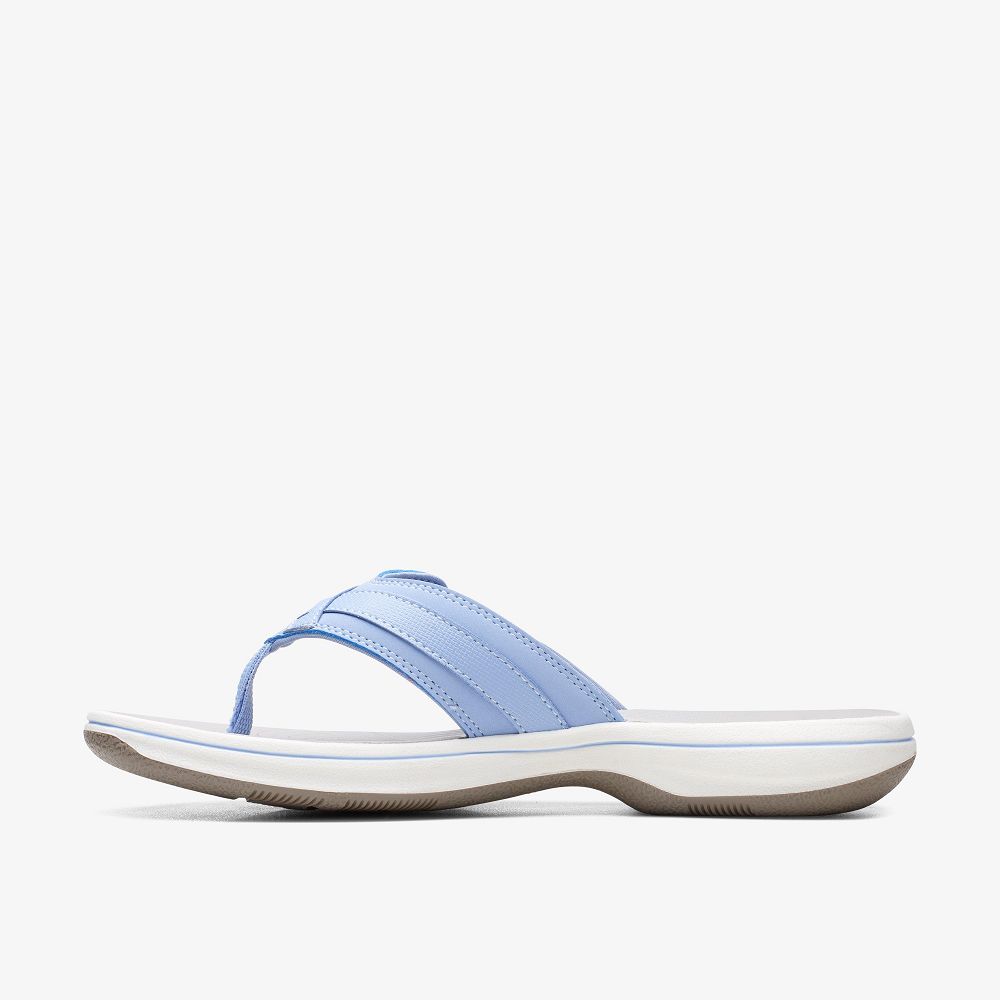 Lavender Clarks BREEZE SEA Women Sandals | 9076GPKIB