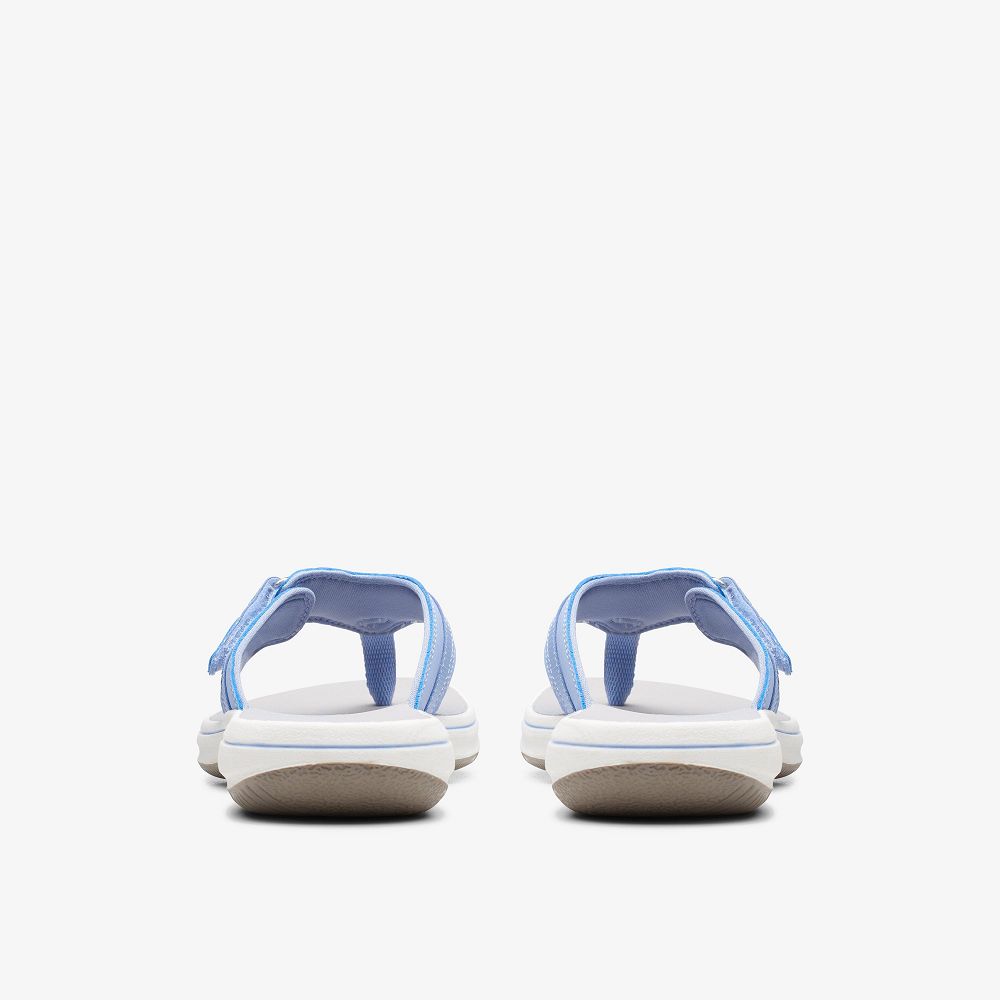 Lavender Clarks BREEZE SEA Women Sandals | 9076GPKIB