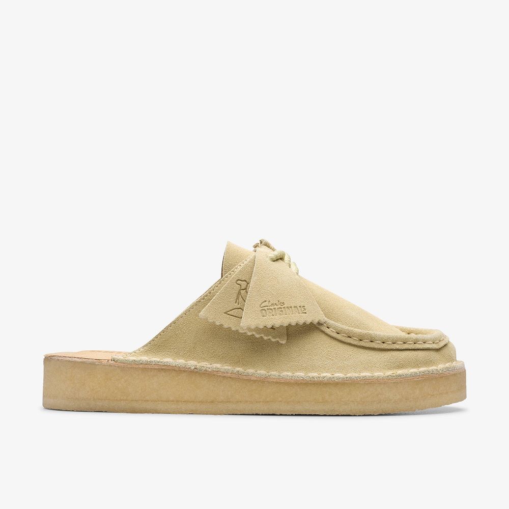 Light Brown Clarks Desert Nomad Women Mules | 2816DHBOC